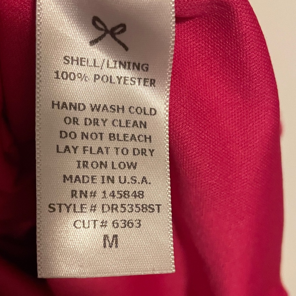 French Grey Vibrant Pink Mini Dress - Picture 3 of 4